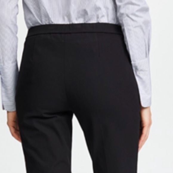 New! THEORY Linen Black Pants - Picture 5 of 7